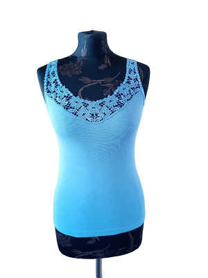 Linda Clifford & con-te, 4 x Unterhemden Gr. 38, 1x schwarz 2x weiß 1x blau