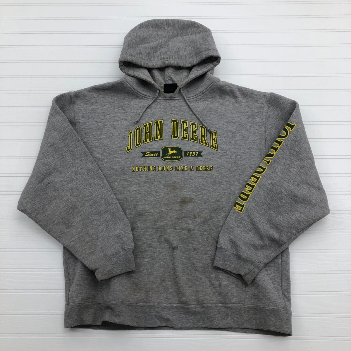 Grey john deere hoodie cheap