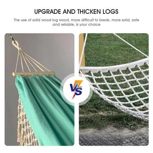 Boho Hammock Camping Hammock Outdoor Hanging Swing Sleeping Garden Patio US - Picture 22 of 31