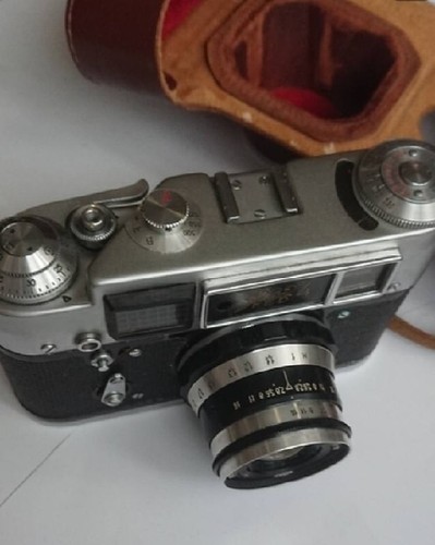 FED 4 Vintage 35mm Rangefinder Film Camera + Industar-61 Lens USSR + Case