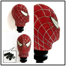 Universal Red Spider-man Mask Auto Manual Car Gear Shift Knob Shifter Lever