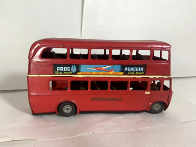 Vintage London Red Double Decker Bus Tri Anc Minic Made in England