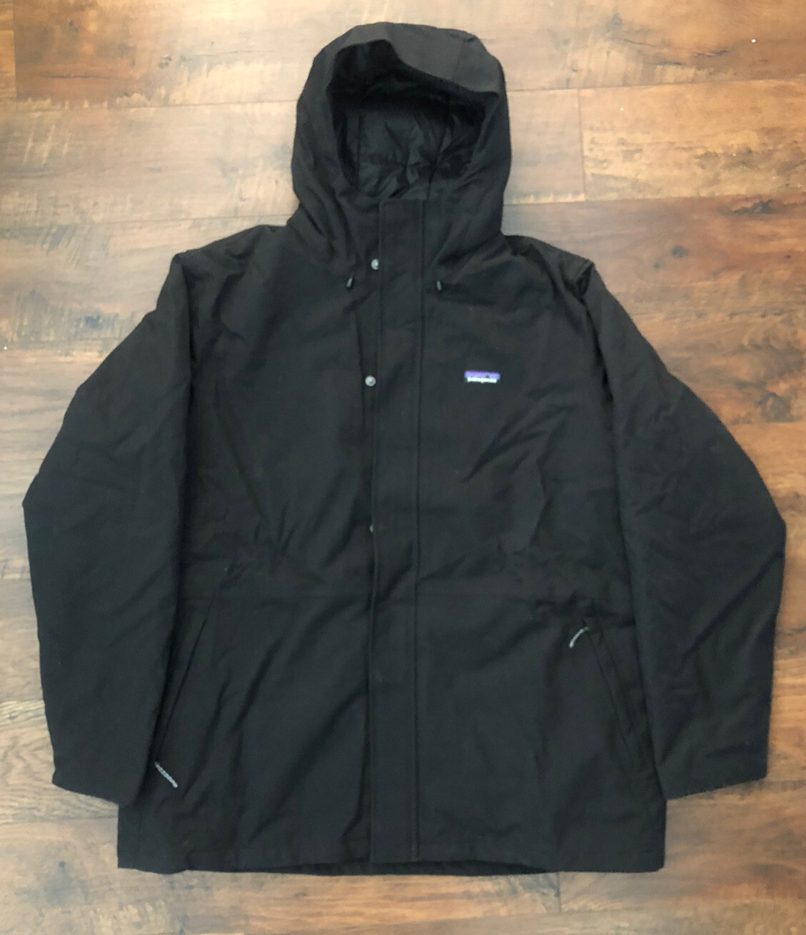 Chaqueta para hombre Patagonia Lone Mountain 3 en 1 talla XXL 2XL negra precio de venta sugerido por el fabricante $429