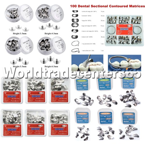 Dental Matrix Bänder Ring Abschnitt Matrice Clamp Fit Garnison Palodent V3 System - Bild 9 von 175