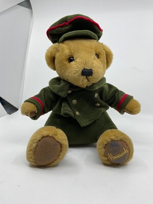 Harrods Knightsbridge Teddy Bear Plush Soft Toy  Uniformed Doorman