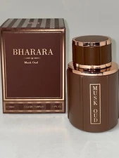 BHARARA MUSK OUD 3.4OZ / 100 ML EDP SPRAY FOR MEN SEALED BOX SAME AS PIC