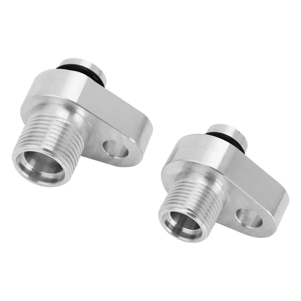 For 2011-2017 Ford Mustang Coyote AC Compressor Adapter Fittings Kit Aluminum US Foto 4 de 4