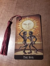 The Sun- Deviant Tarot Bookmark Oracle Card Art Deck Gift, Purified & Charged