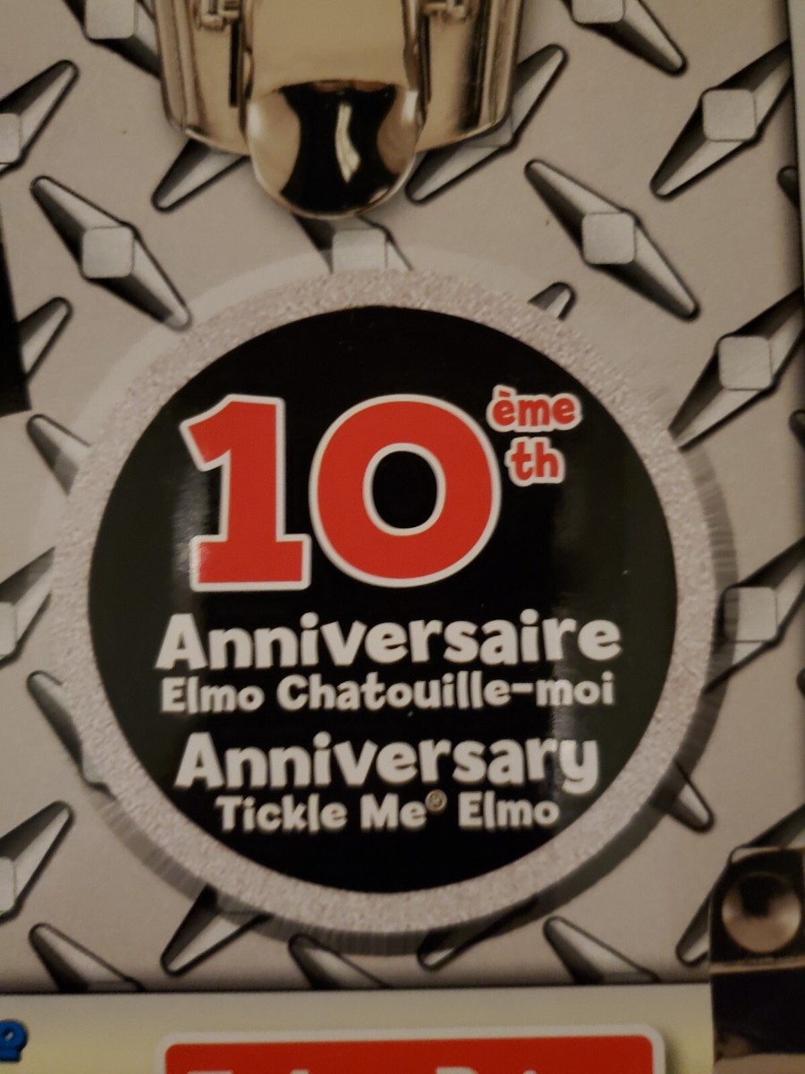 RARE FRENCH BRAND NEW TICKLE ME ELMO TMX 2006 ORIGINAL SPEAKS IN