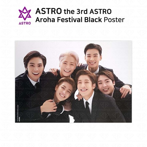 ASTRO AAF 3RD AROHA Festival Black POSTER - Each Member KPOP Moonbin Eunwoo MJ - Picture 16 of 16
