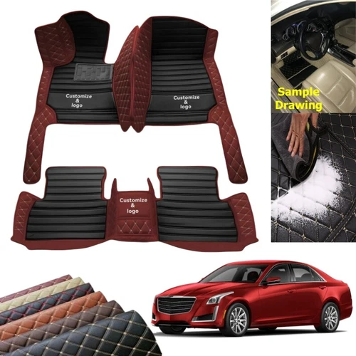 Fit Tesla Model 3 X Y S Car Floor Mats Waterproof Pads Anti-slip Custom Liners - Imagen 14 de 38
