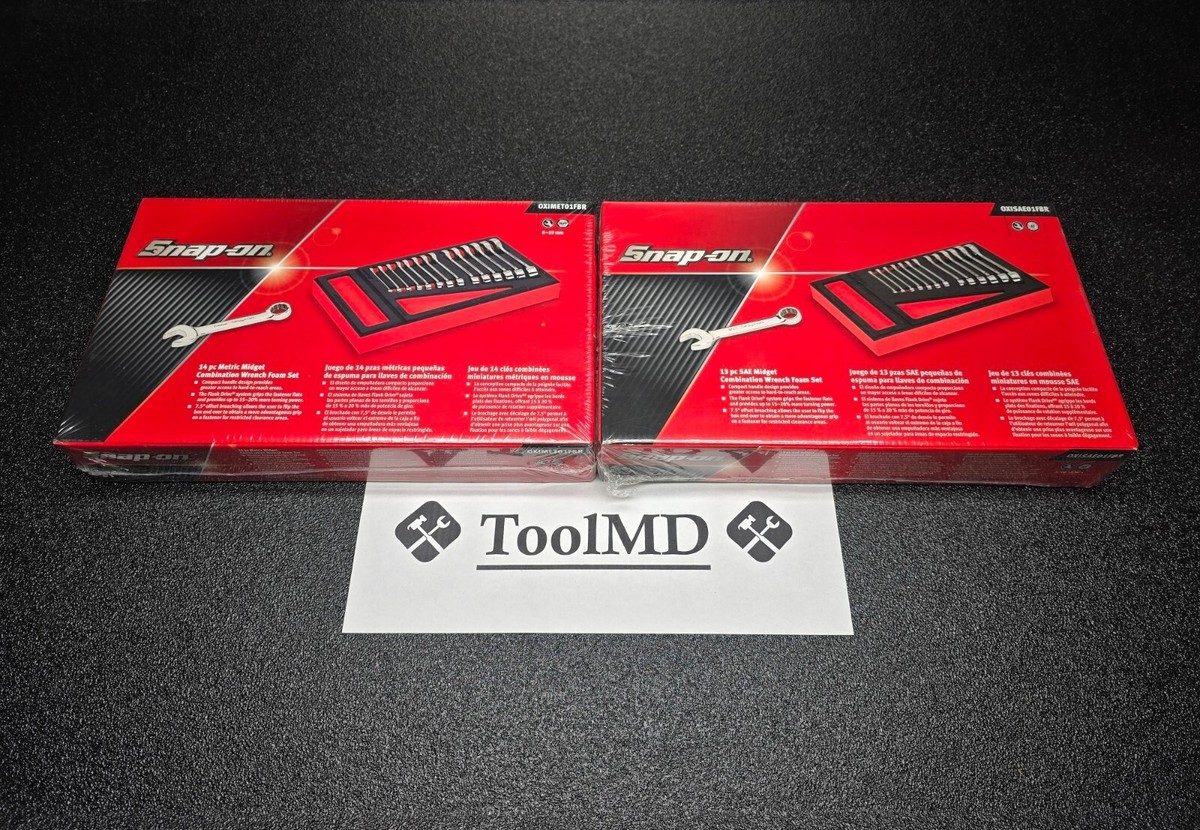 Snap-on Tools USA NEW 27pc SAE Metric MIDGET Wrench Set