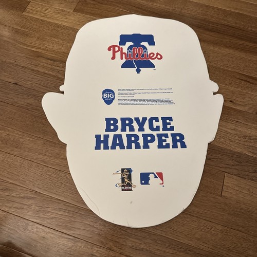 Bryce Harper FAT HEAD BIG FACE CUT OUT FOAM/CARDBOARD 23” - Picture 2 of 2