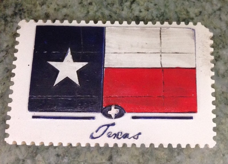 Texas Lone Star Kitchen Refrigerator Magnet
