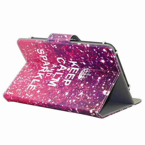 Custodia supporto pelle folio modello universale per tablet Android 7" 8" 10,1" - Foto 71 di 98
