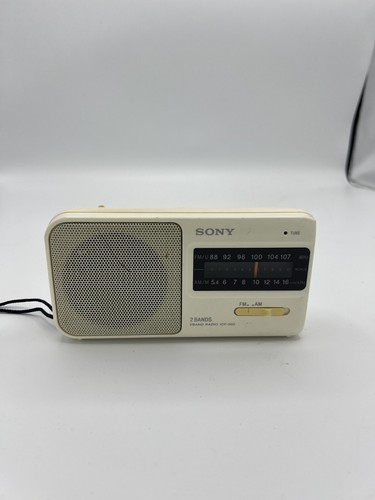 Radio Portable Sony ICF-380L – Récepteur 2 Bandes, Vintage, état Parfait
