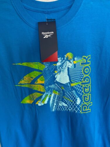 Camisetas Reebok Para Hombre Entrenamiento Gimnasio Baloncesto Gráfico Logotipo Paquete de 2 Talla Med Nuevas con Etiquetas - Imagen 3 de 4