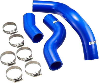 パーツ BLITZ RACING RADIATOR HOSE KIT 86/BRZ Blitz GENUINE OEM Blue Racing Radiator Hose Kit for Subaru