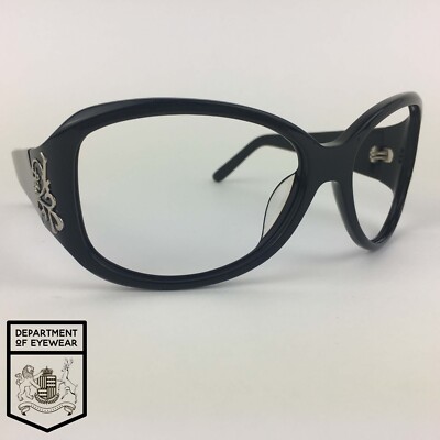 JANET REGER Brille SCHWARZ OVERSIZED OVAL Brillengestell MOD: SUN 12 C1