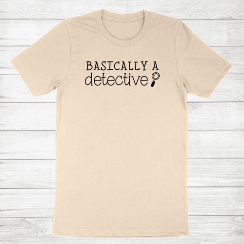 Crime Series Shirt Basically A Detective Tshirt Murder Fan Crime Show True Crime - Picture 21 of 21