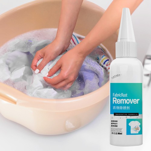 80ml Fabric Rust Remover, Fabric Rust Stain Remover, Rust Remover For Clothes - Picture 3 of 12