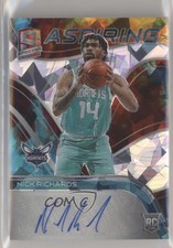 2020 Panini Spectra Aspiring Astral Prizm 7/35 Nick Richards #ASP-NRC Auto 16n7