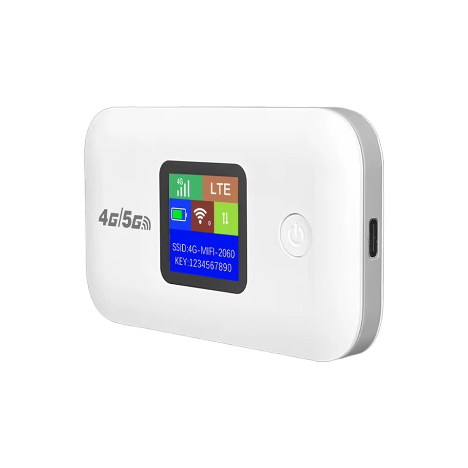 MODEM ROUTER WIFI PORTATILE SIM 4G+ MOBILE CON DISPLAY LED 💎 QUALITÀ PREMIUM 💎 - Immagine 4 di 4