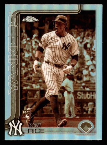 2025 Topps Chrome Ben Rice Sepia Refractor RC #139