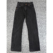 Wrangler Jeans Boys 11 Slim Black Good Cowboy Cut 13MWBBK Adjustable Waist