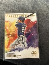 2022 Panini Diamond Kings #GS-11 Christian Yelich Gallery of Stars Brewers