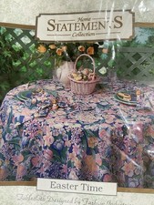 Vintage Tablecloth Easter, 52 X 70 Oblong, Mervyens NWT