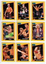 1991 Impel WCW Sting Ric Flair Dutch Mantell Vintage Wrestling Trading Card Lot