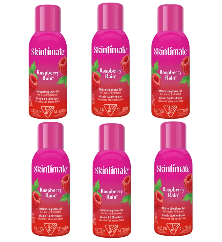 Skintimate Signature Scents Raspberry Rain Women's Shave Gel 7oz or 2.75oz - Image 2 of 4