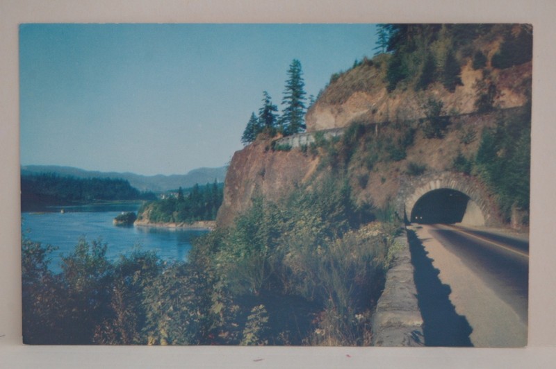 Columbia River, Bonneville Tunnel Vintage Postcard  Oregon