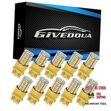 3157 LED Car Bulb Super Bright 18-SMD 5050 Chips 3056 3156 3156A 3057 Yellow