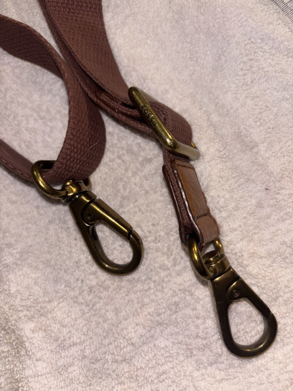 Fossil Authentic Replacement Messenger Crossbody … - image 2