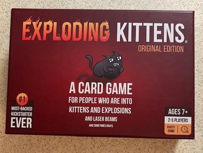 Exploding Kittens COMPLETE OPEN BOX, by Gameofkittens