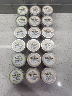 RETAIL READY Set Of 18 Hello Glow Face Mask & Beach  Body Butter #42