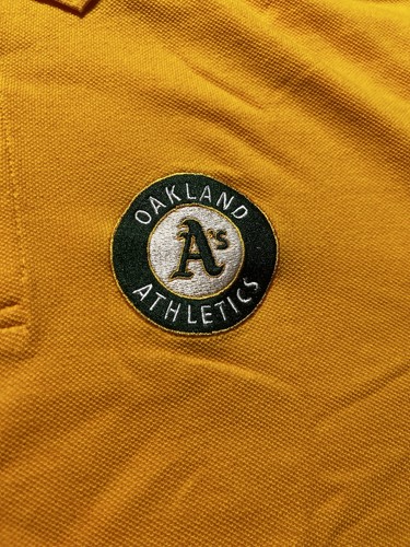 Camisa polo vintage Oakland A's manga corta CSA para hombre talla L - Imagen 1 de 5