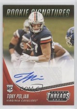 2021 Panini Chronicles Draft Picks Green Tony Poljan #TS-TPJ Auto 0lt3