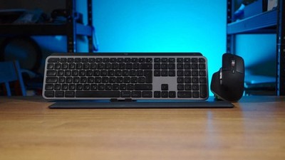 Logitech MX Keys for Mac Bluetooth Illuminated Keyboard English QWERTY Gray