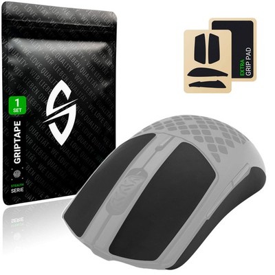 Grip Tape Set für Steelseries Aerox 3 Gaming Maus, Anti-Rutsch Aufkleber Kit