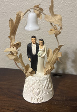 Vintage Coast Novelty #322 F 1940's Bride & Groom Wedding Cake Topper