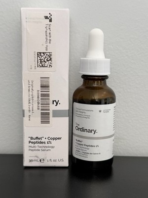 NWT SEALED The Ordinary ''Buffet'' + Copper Peptides 1% Serum Wrinkles Antiaging