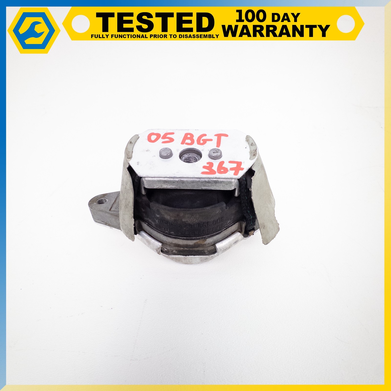 03-13 BENTLEY CONTINENTAL GT FLYING SPUR LEFT OR RIGHT ENGINE MOUNT BONDED OEM