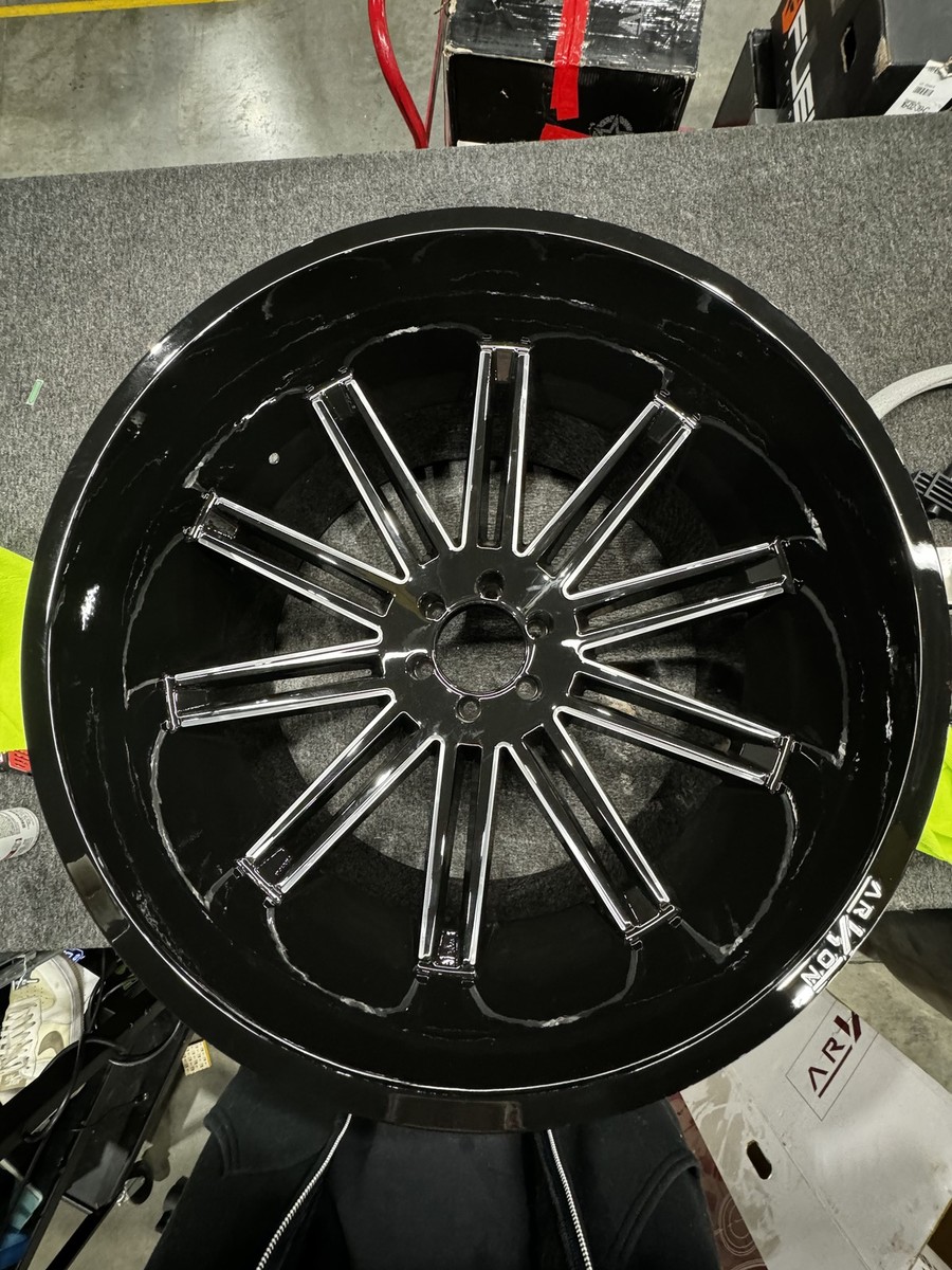 Blemished Single 24x14 Black Milled Wheel ARKON OFF-ROAD Churchill