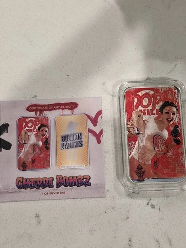 Bullion Baddies Cherry Bomb Nice Edition 1/200 Special Collab With Pop Kill