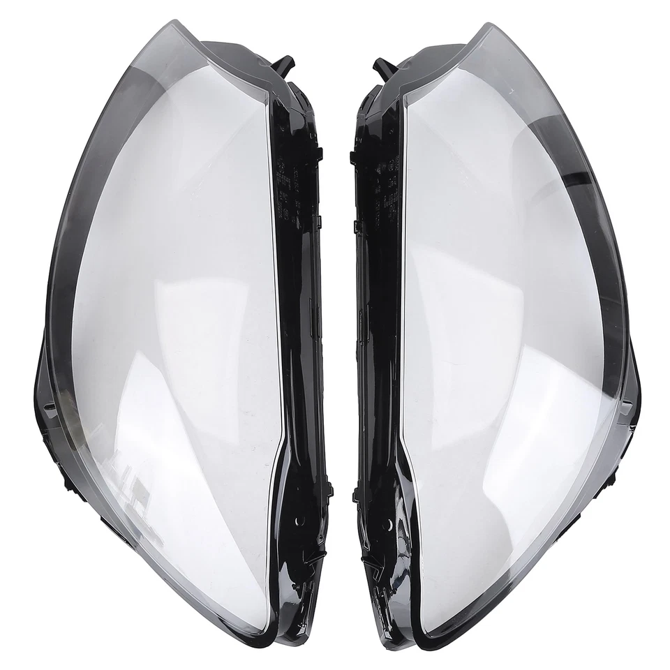 1 par de cubiertas de lente de faros delanteros para Mercedes Benz W205 C180 C200 C260L 2014-17 Foto 4 de 4