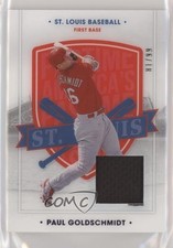 2021 Chronicles America's Pastime Swatches Blue 81/99 Paul Goldschmidt #13 04br