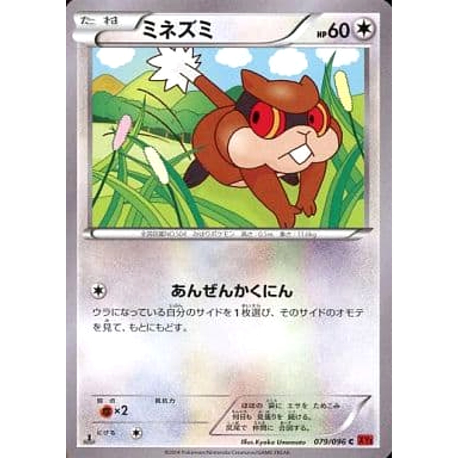 Pokemon Patrat C 079/096 XY3 Rising Fist Japanese Card